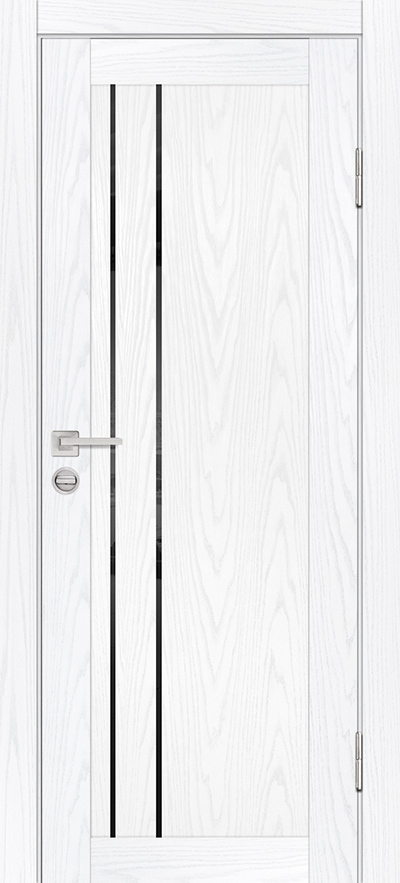 Двери ЭКОШПОН, ПВХ PROFILO PORTE PSM-10 со стеклом Дуб скай белый размер 200 х 60 см. артикул F0000081981