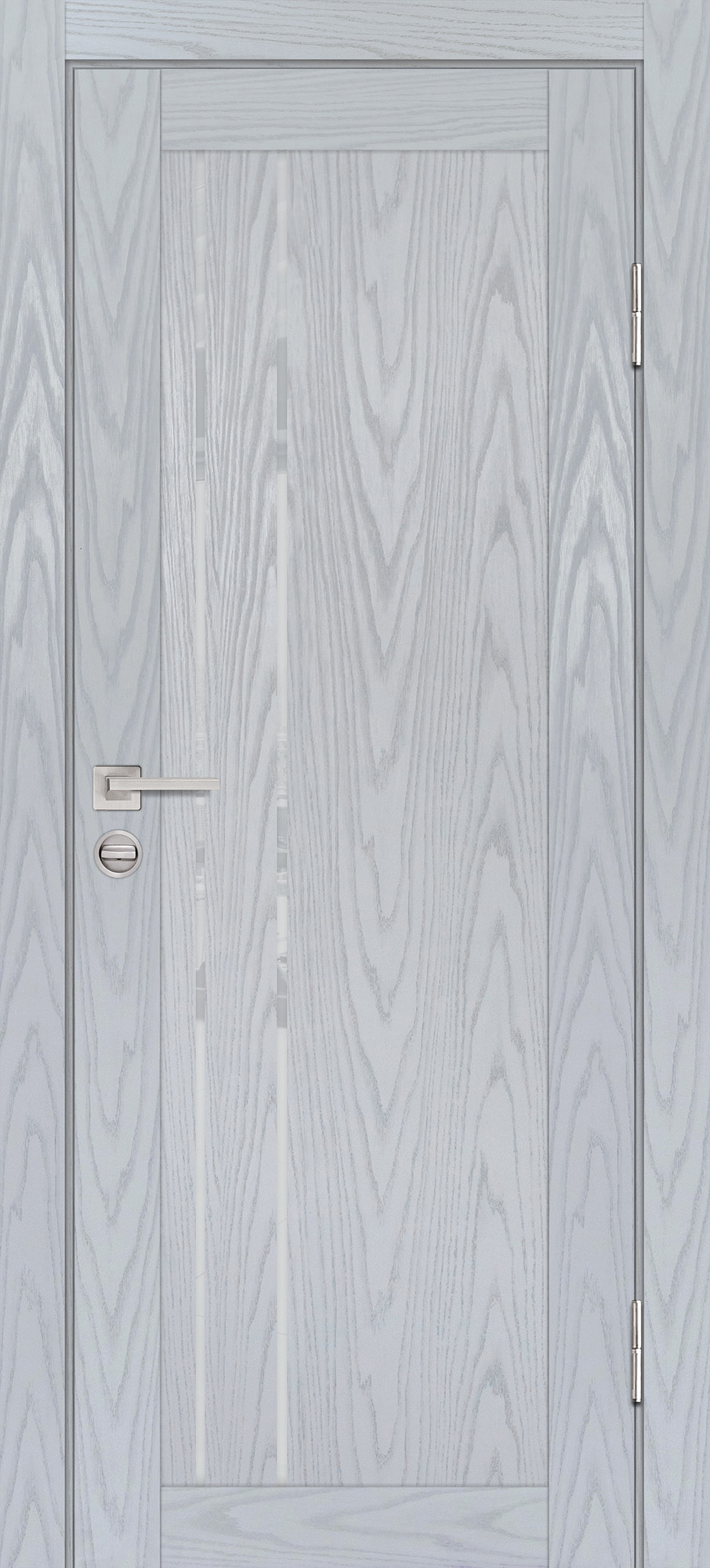 Двери ЭКОШПОН, ПВХ PROFILO PORTE PSM-10 со стеклом Дуб скай серый размер 190 х 55 см. артикул F0000081995
