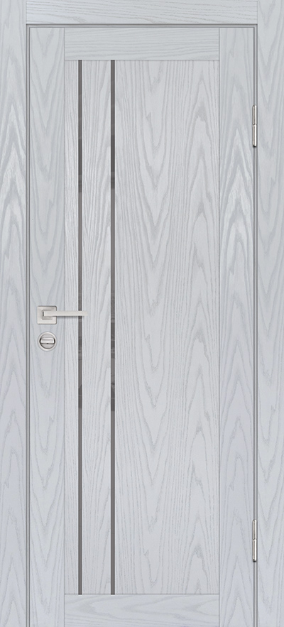 Двери ЭКОШПОН, ПВХ PROFILO PORTE PSM-10 со стеклом Дуб скай серый размер 200 х 60 см. артикул F0000082004