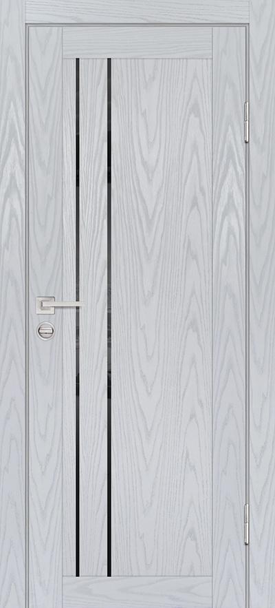 Двери ЭКОШПОН, ПВХ PROFILO PORTE PSM-10 со стеклом Дуб скай серый размер 200 х 60 см. артикул F0000082005