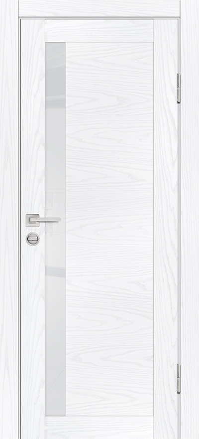 Двери ЭКОШПОН, ПВХ PROFILO PORTE PSM-11 со стеклом Дуб скай белый размер 190 х 55 см. артикул F0000082043