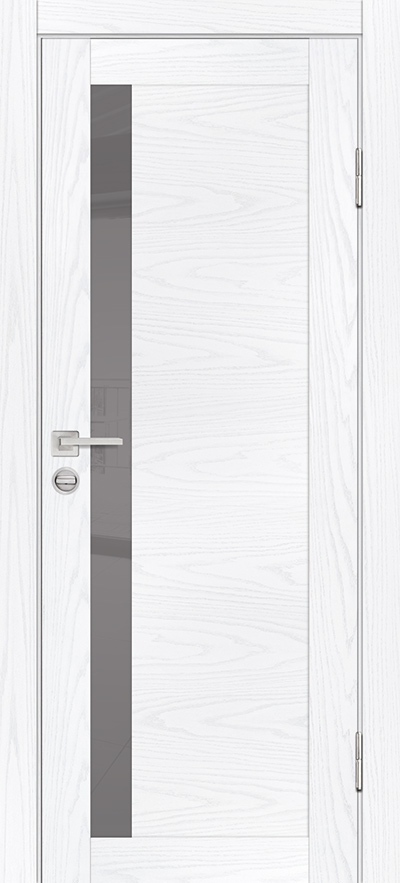 Двери ЭКОШПОН, ПВХ PROFILO PORTE PSM-11 со стеклом Дуб скай белый размер 200 х 60 см. артикул F0000082052