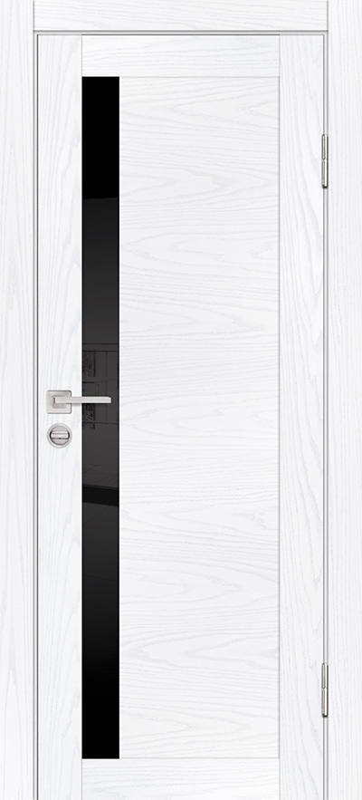 Двери ЭКОШПОН, ПВХ PROFILO PORTE PSM-11 со стеклом Дуб скай белый размер 200 х 60 см. артикул F0000082053