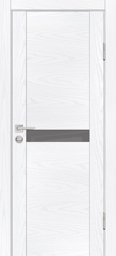 Двери ЭКОШПОН, ПВХ PROFILO PORTE PSM-3 со стеклом Дуб скай белый размер 200 х 60 см. артикул F0000082214