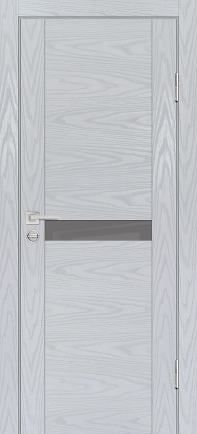 Двери ЭКОШПОН, ПВХ PROFILO PORTE PSM-3 со стеклом Дуб скай серый размер 200 х 60 см. артикул F0000082238