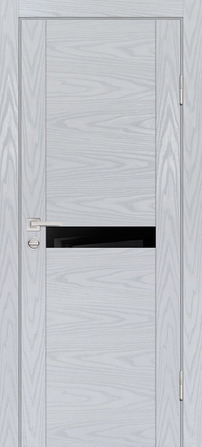 Двери ЭКОШПОН, ПВХ PROFILO PORTE PSM-3 со стеклом Дуб скай серый размер 200 х 60 см. артикул F0000082239