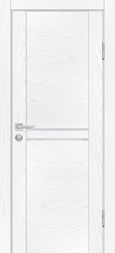 Двери ЭКОШПОН, ПВХ PROFILO PORTE PSM-4 со стеклом Дуб скай белый размер 190 х 55 см. артикул F0000082277