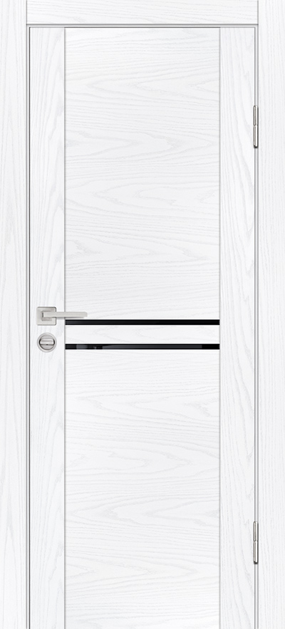 Двери ЭКОШПОН, ПВХ PROFILO PORTE PSM-4 со стеклом Дуб скай белый размер 200 х 60 см. артикул F0000082287