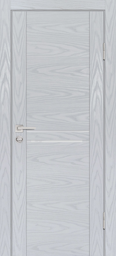 Двери ЭКОШПОН, ПВХ PROFILO PORTE PSM-4 со стеклом Дуб скай серый размер 190 х 55 см. артикул F0000082301