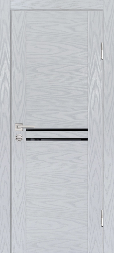 Двери ЭКОШПОН, ПВХ PROFILO PORTE PSM-4 со стеклом Дуб скай серый размер 190 х 60 см. артикул F0000082307