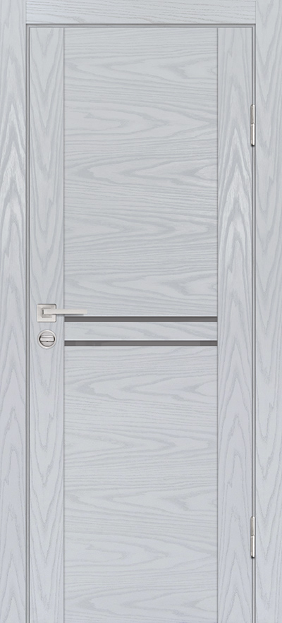 Двери ЭКОШПОН, ПВХ PROFILO PORTE PSM-4 со стеклом Дуб скай серый размер 200 х 60 см. артикул F0000082310