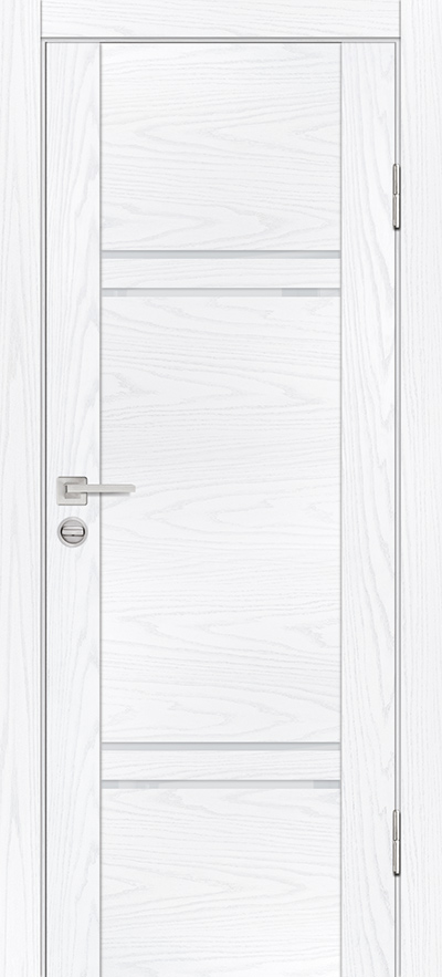 Двери ЭКОШПОН, ПВХ PROFILO PORTE PSM-5 со стеклом Дуб скай белый размер 190 х 55 см. артикул F0000082349