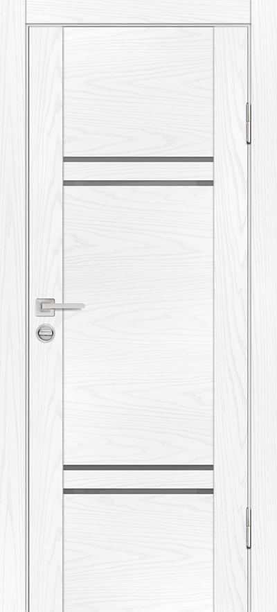 Двери ЭКОШПОН, ПВХ PROFILO PORTE PSM-5 со стеклом Дуб скай белый размер 190 х 55 см. артикул F0000082350
