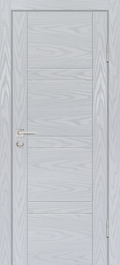 Двери ЭКОШПОН, ПВХ PROFILO PORTE PSM-6 со стеклом Дуб скай серый размер 190 х 55 см. артикул F0000082445