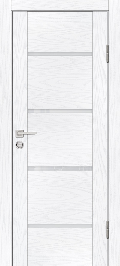 Двери ЭКОШПОН, ПВХ PROFILO PORTE PSM-7 со стеклом Дуб скай белый размер 190 х 55 см. артикул F0000082493