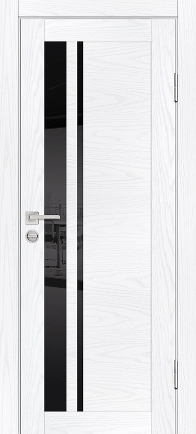 Двери ЭКОШПОН, ПВХ PROFILO PORTE PSM-8 со стеклом Дуб скай белый размер 200 х 60 см. артикул F0000082575