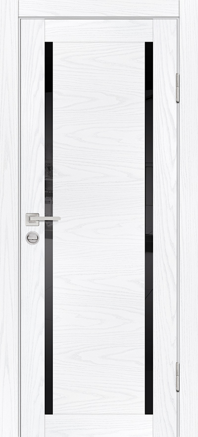 Двери ЭКОШПОН, ПВХ PROFILO PORTE PSM-9 со стеклом Дуб скай белый размер 200 х 60 см. артикул F0000082647