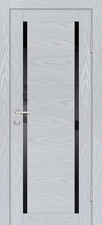 Двери ЭКОШПОН, ПВХ PROFILO PORTE PSM-9 со стеклом Дуб скай серый размер 200 х 60 см. артикул F0000082671