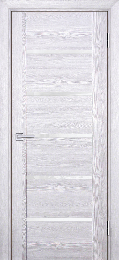 Двери ЭКОШПОН, ПВХ PROFILO PORTE PSK-7 со стеклом Ривьера айс