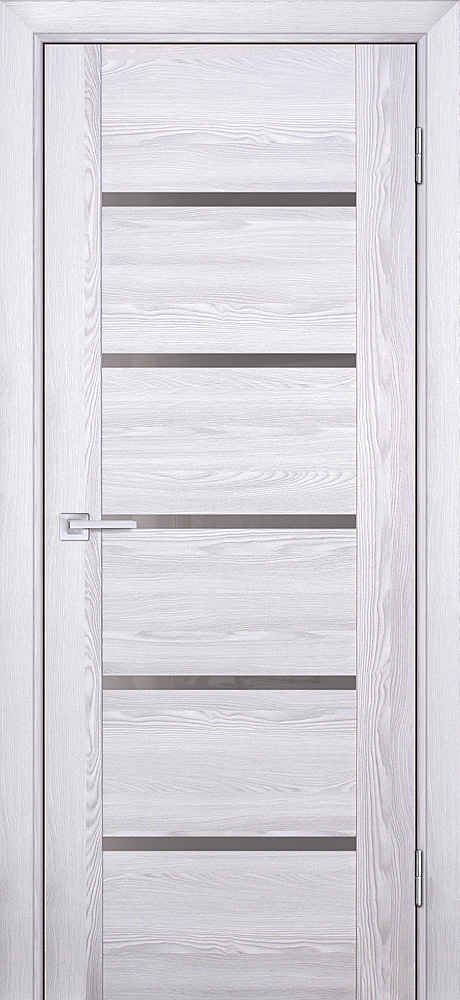 Двери ЭКОШПОН, ПВХ PROFILO PORTE PSK-7 со стеклом Ривьера айс размер 200 х 60 см. артикул F0000083100
