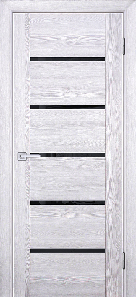 Двери ЭКОШПОН, ПВХ PROFILO PORTE PSK-7 со стеклом Ривьера айс размер 200 х 60 см. артикул F0000083101