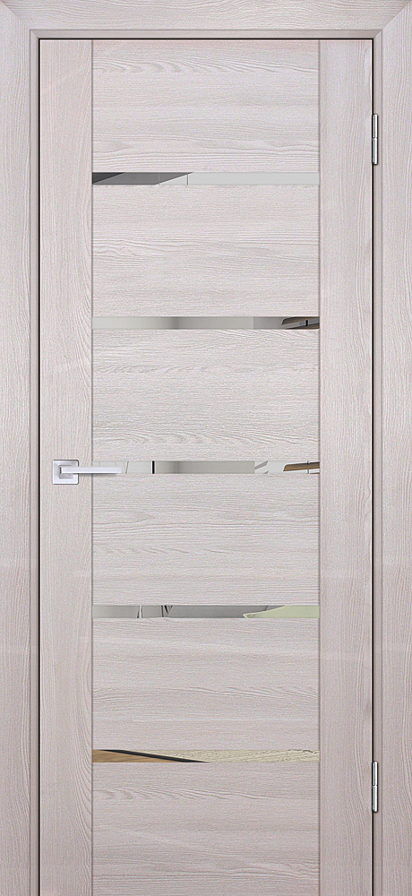 Двери ЭКОШПОН, ПВХ PROFILO PORTE PSK-7 со стеклом Ривьера крем размер 200 х 400 см. артикул F0000083166