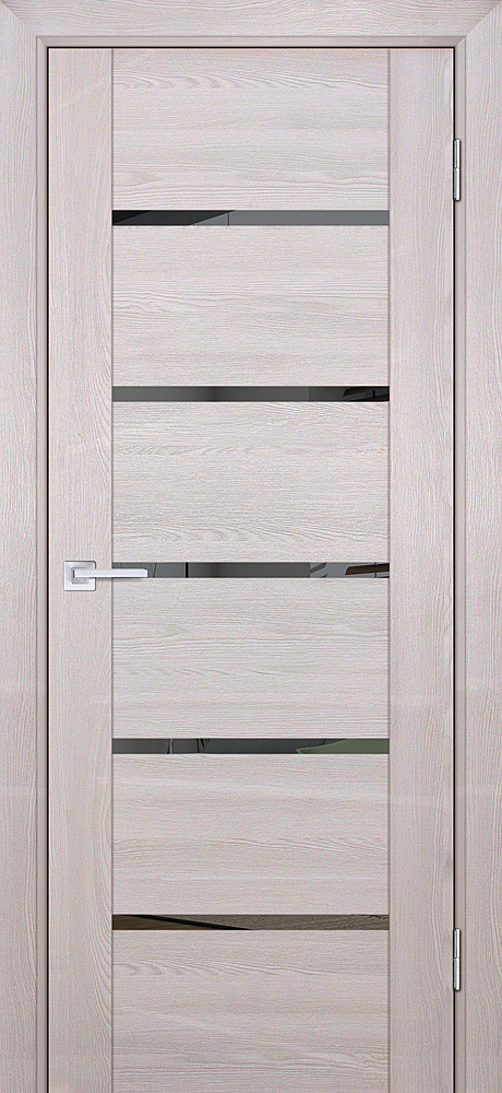 Двери ЭКОШПОН, ПВХ PROFILO PORTE PSK-7 со стеклом Ривьера крем размер 200 х 400 см. артикул F0000083167