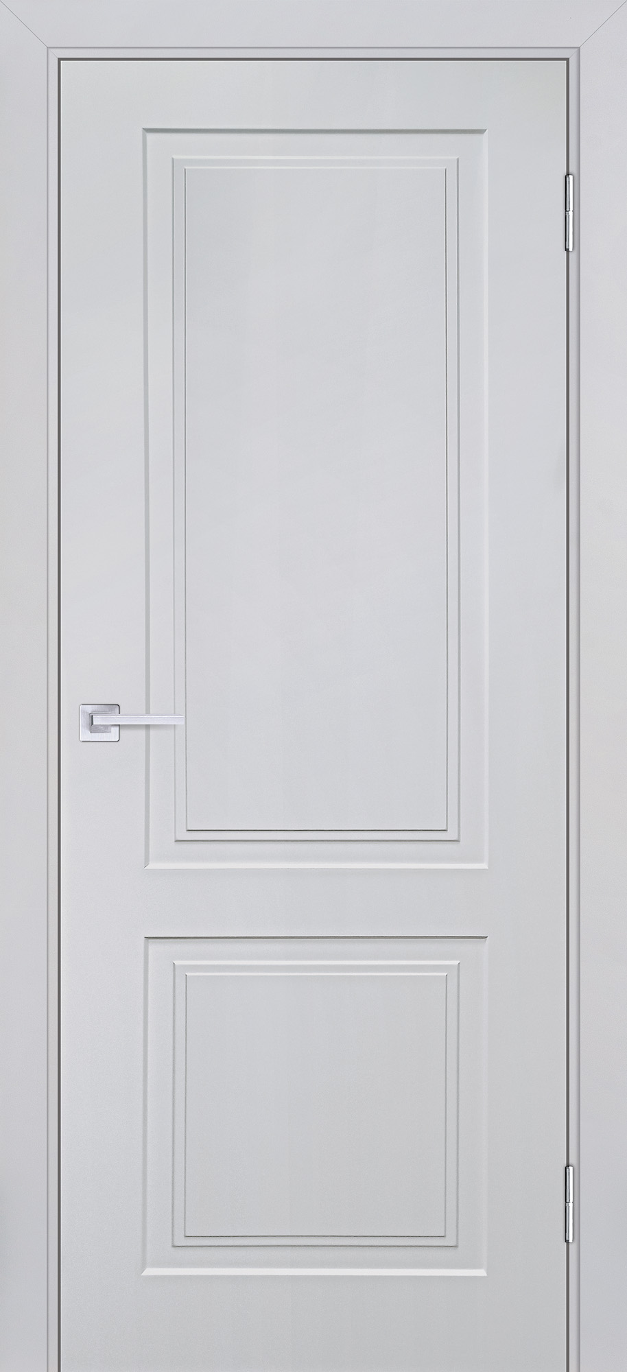 Двери крашеные (Эмаль) ТЕКОНА Смальта-Лайн 04 глухое Светло серый RAL 9018