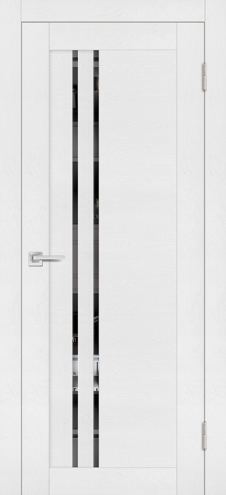 Двери ЭКОШПОН, ПВХ PROFILO PORTE PST-10 со стеклом белый ясень размер 190 х 55 см. артикул F0000090119