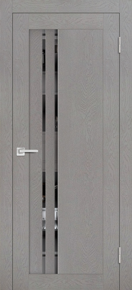 Двери ЭКОШПОН, ПВХ PROFILO PORTE PST-10 со стеклом серый ясень