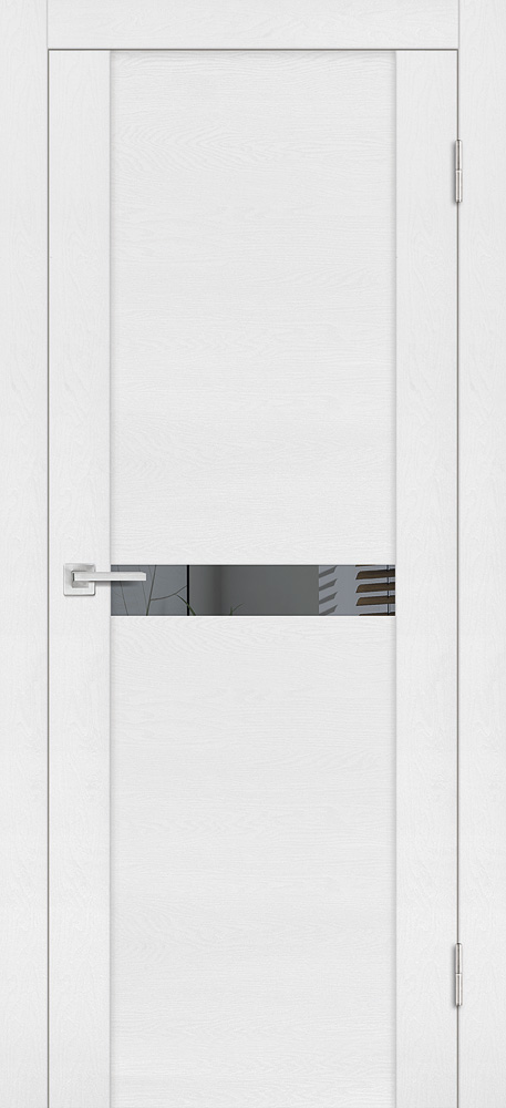Двери ЭКОШПОН, ПВХ PROFILO PORTE PST-3 со стеклом белый ясень размер 190 х 55 см. артикул F0000090263