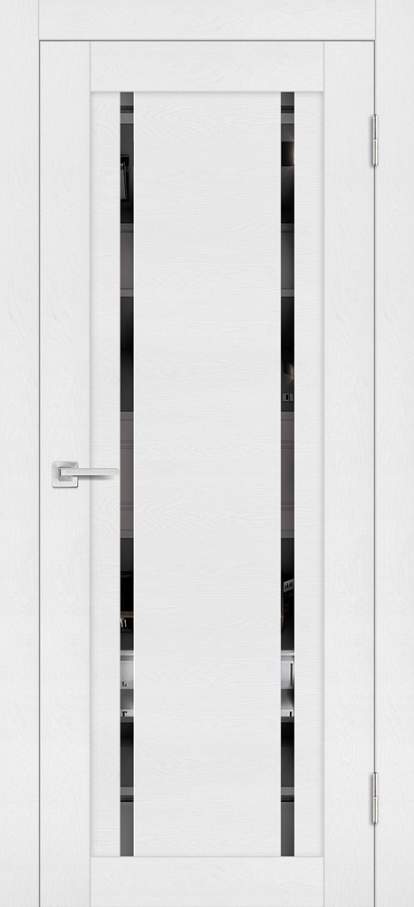 Двери ЭКОШПОН, ПВХ PROFILO PORTE PST-9 со стеклом белый ясень размер 190 х 55 см. артикул F0000090623