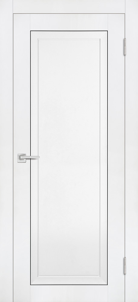 Двери ЭКОШПОН, ПВХ PROFILO PORTE PST-26 глухое белый бархат размер 200 х 60 см. артикул F0000090879