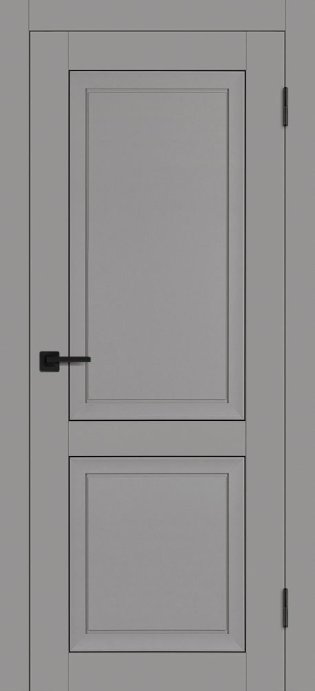 Двери ЭКОШПОН, ПВХ PROFILO PORTE PST-28 глухое серый бархат размер 200 х 60 см. артикул F0000090967