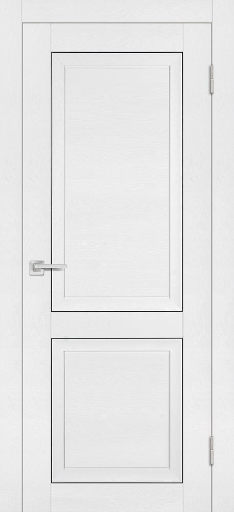 Двери ЭКОШПОН, ПВХ PROFILO PORTE PST-28 глухое белый ясень размер 200 х 60 см. артикул F0000091204
