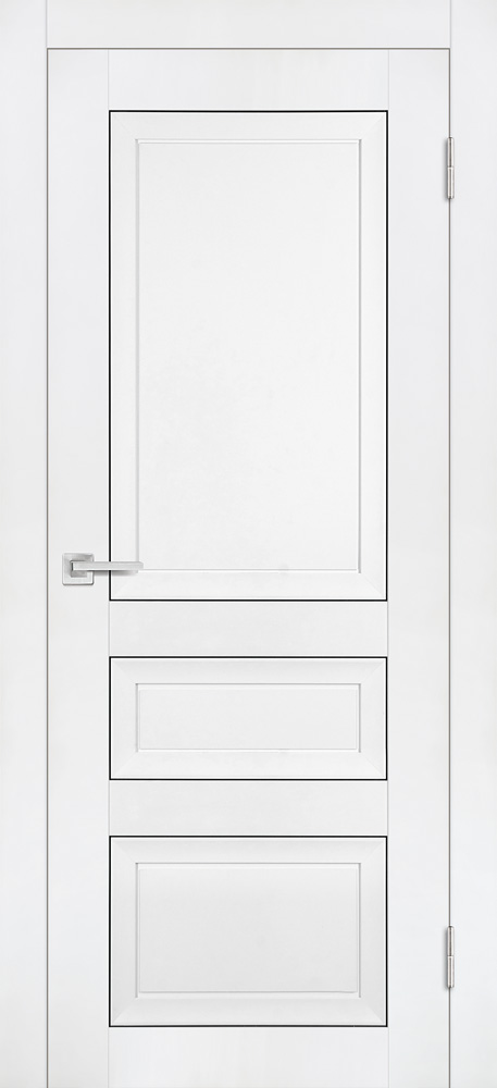 Двери ЭКОШПОН, ПВХ PROFILO PORTE PST-30 глухое белый бархат размер 190 х 60 см. артикул F0000091209