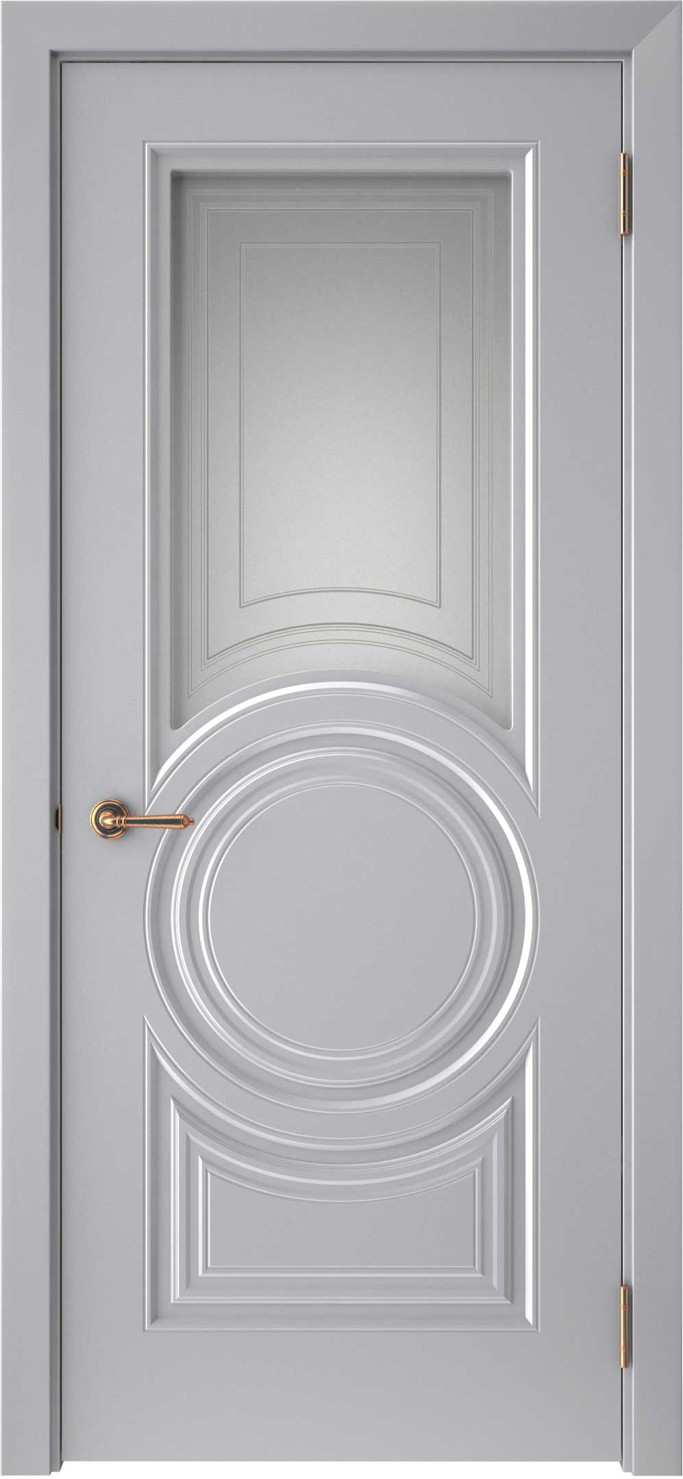 Двери крашеные (Эмаль) ТЕКОНА Смальта-45 со стеклом Серый ral