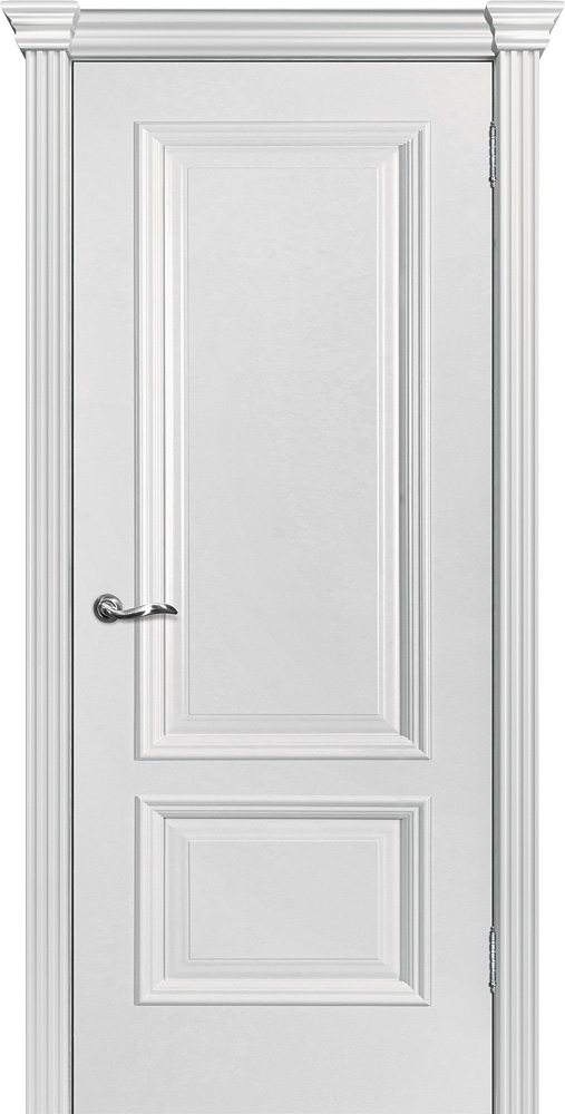 Двери крашеные (Эмаль) ТЕКОНА Смальта-Шарм 02 глухое Молочный ral 9010 размер 190 х 55 см. артикул F0000093756