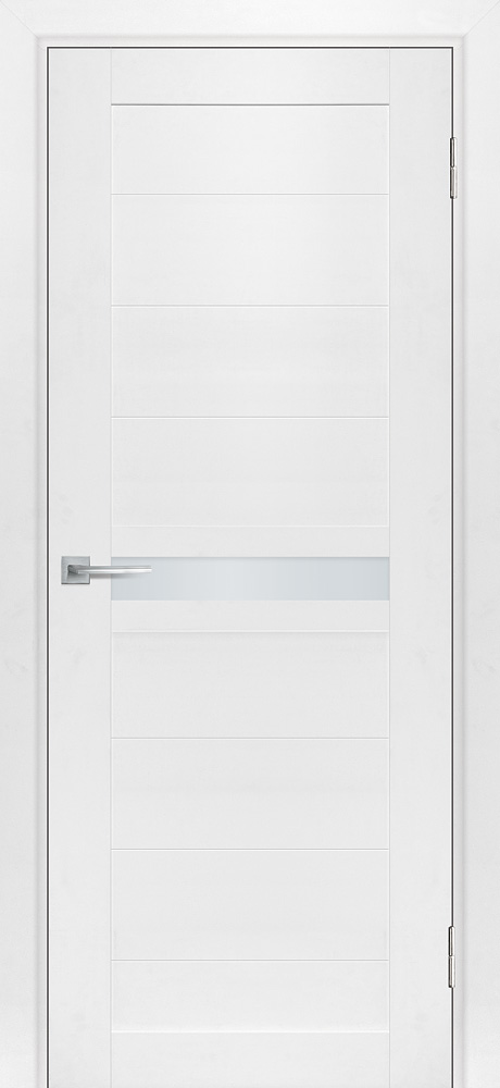 Двери ЭКОШПОН, ПВХ МАРИАМ ТЕХНО-703 со стеклом Белоснежный размер 200 х 60 см. артикул F0000094200