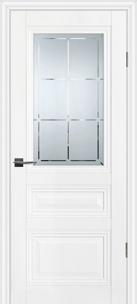 Двери ЭКОШПОН, ПВХ PROFILO PORTE PSC-39 со стеклом Белый размер 200 х 60 см. артикул F0000095665