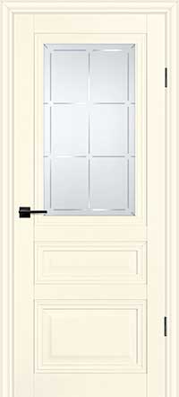 Двери ЭКОШПОН, ПВХ PROFILO PORTE PSC-39 со стеклом Магнолия размер 200 х 80 см. артикул F0000095671