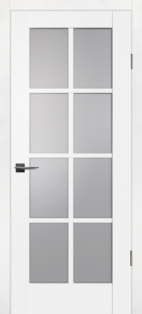 Двери ЭКОШПОН, ПВХ PROFILO PORTE PSC-41 со стеклом Белый