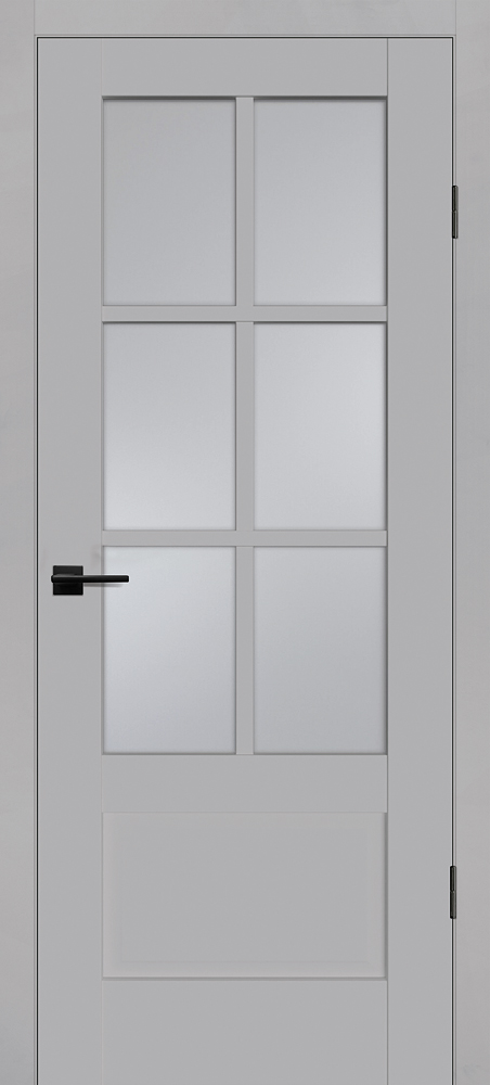 Двери ЭКОШПОН, ПВХ PROFILO PORTE PSC-43 со стеклом Агат