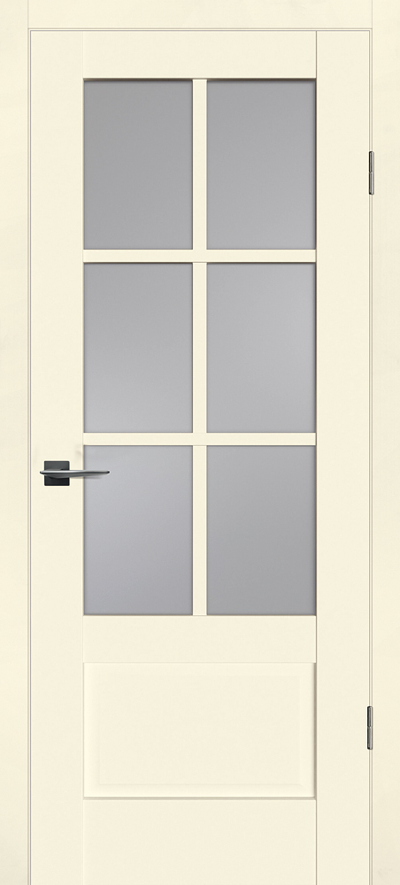 Двери ЭКОШПОН, ПВХ PROFILO PORTE PSC-43 со стеклом Магнолия размер 200 х 60 см. артикул F0000095705