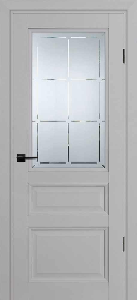 Двери ЭКОШПОН, ПВХ PROFILO PORTE PSU-39 со стеклом Агат размер 200 х 70 см. артикул F0000095782