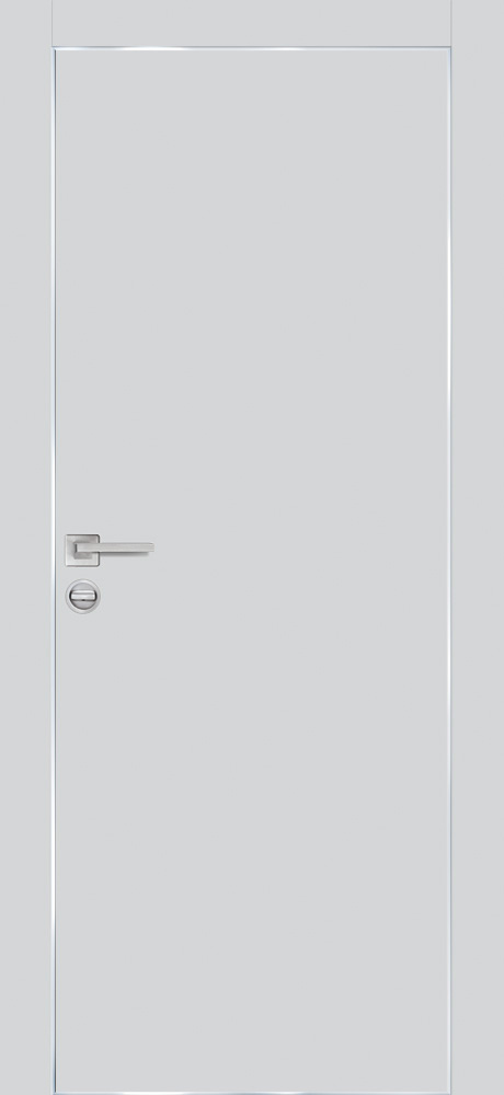 Двери ЭКОШПОН, ПВХ PROFILO PORTE PX-1 AL кромка с 4-х ст. глухое Агат размер 200 х 60 см. артикул F0000096043