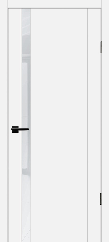 Двери ЭКОШПОН, ПВХ PROFILO PORTE PSC-10 со стеклом Белый