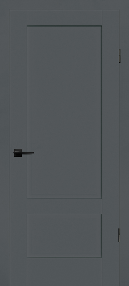 Двери ЭКОШПОН, ПВХ PROFILO PORTE PSC-44 глухое Графит размер 200 х 60 см. артикул F0000096232