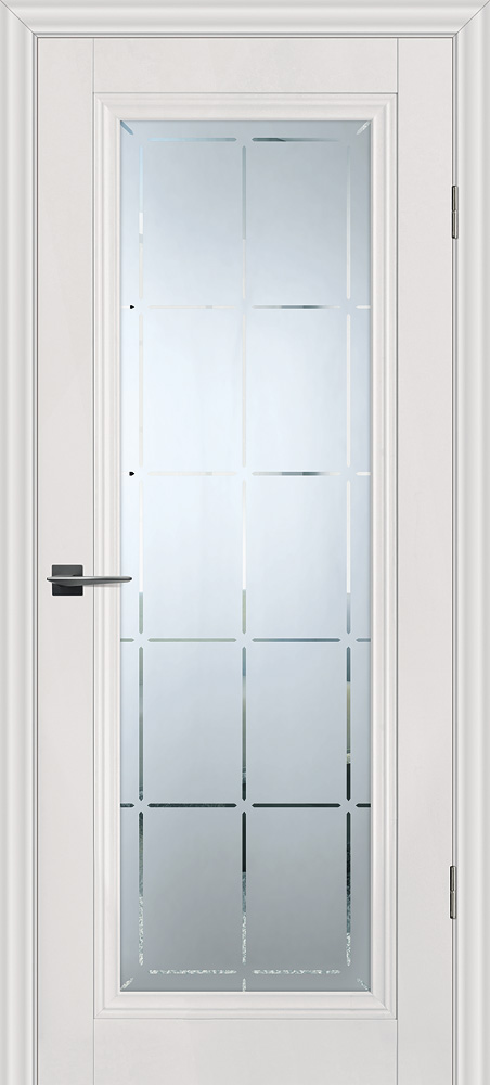 Двери ЭКОШПОН, ПВХ PROFILO PORTE PSC-35 со стеклом Зефир