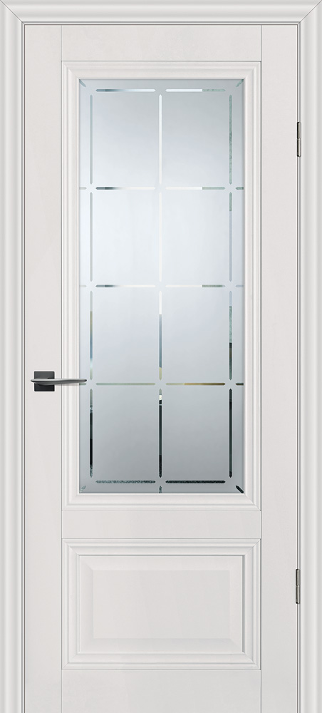 Двери ЭКОШПОН, ПВХ PROFILO PORTE PSC-37 со стеклом Зефир размер 200 х 60 см. артикул F0000096452